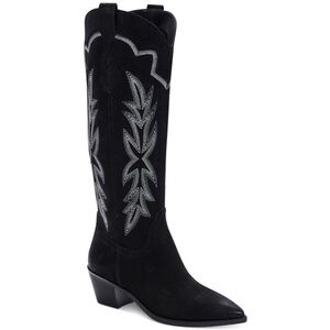 Dolce Vita Western Boot 
V-SHIREN
Color: BLACK NUBUCK
Size: 9.5